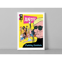 Typex Andy Signed Print Flaming Creatures Very Limited Edition